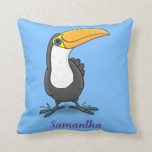 Multicolor 18x18 Jenna's Unique Animals Types Educational Toucan Birder Bird Lover Throw Pillow Multicolor 18x18 Jenna's Unique Animals Types Educational Toucan Birder Bird Lover Throw Pillow