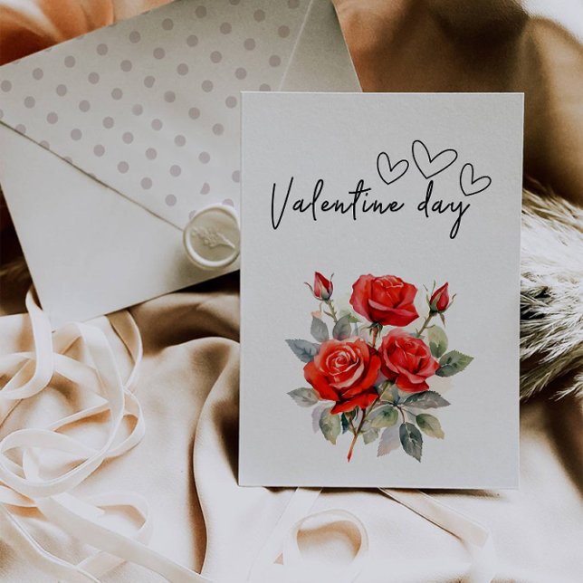 Cute Happy Valentine's Day Card  (Cute Happy Valentine's Day Card)