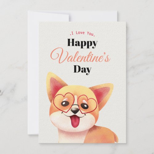 Cute Happy Valentines Day Card