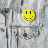 Cute Happy Yellow Face Add Text Button (In Situ)
