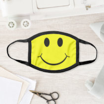 Cute Happy Yellow Face Face Mask