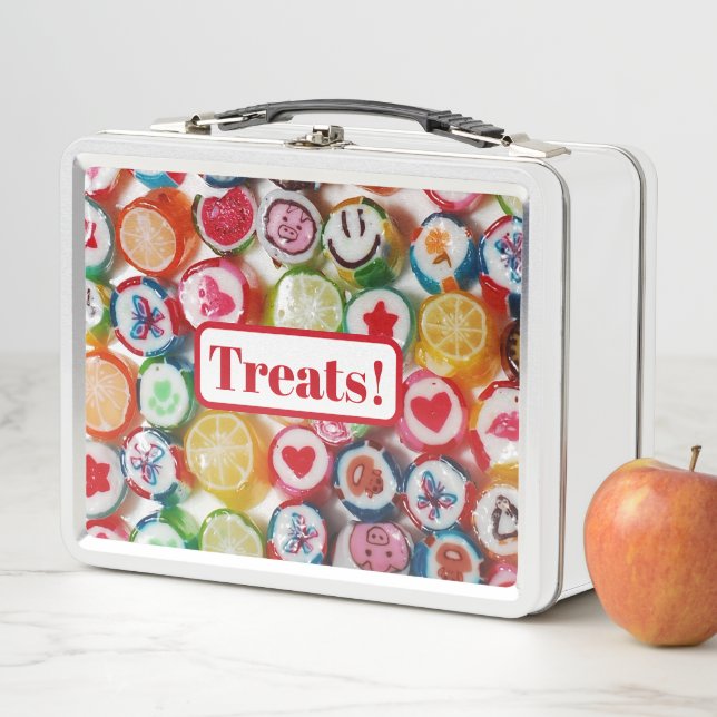 Cute Hard Candy Treats Metal Lunchbox (In Situ)