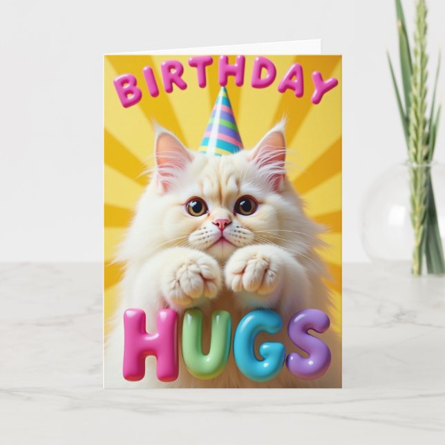 Cute Hat Birthday Card (Front)