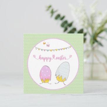 Cute Hatched Chicks In Easter Eggs - Happy Easter 