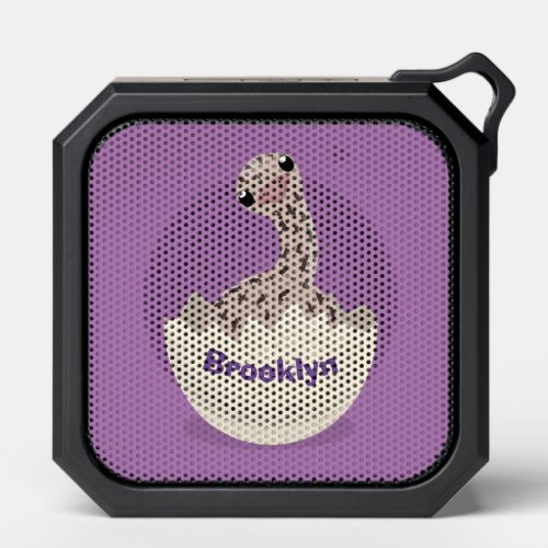 Cute hatching baby ostrich cartoon illustration bluetooth speaker