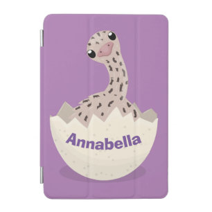 Cute hatching baby ostrich cartoon illustration iPad mini cover