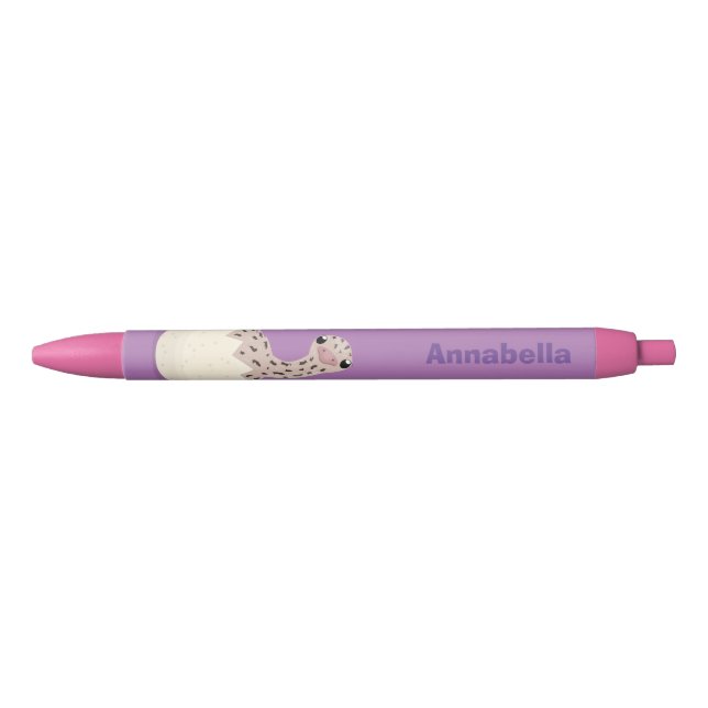 Cute hatching baby ostrich cartoon illustration pen (Front)