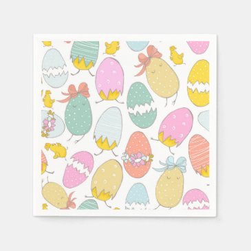 Cute Hatching Chicks and Easter Eggs