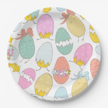 Cute Hatching Chicks and Easter Eggs