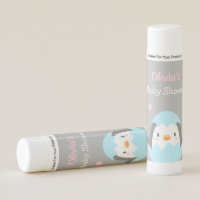 Cute Hatching Penguin Baby Shower Favors Lip Balm