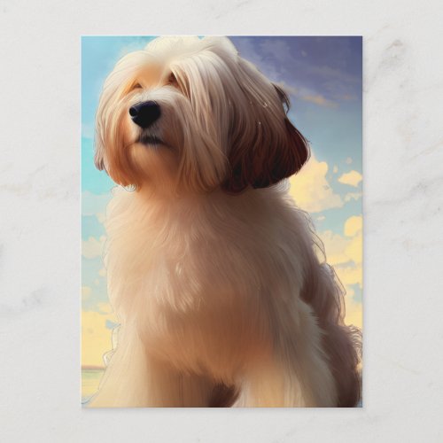 Cute Havanese Puppy Dog Postcard
