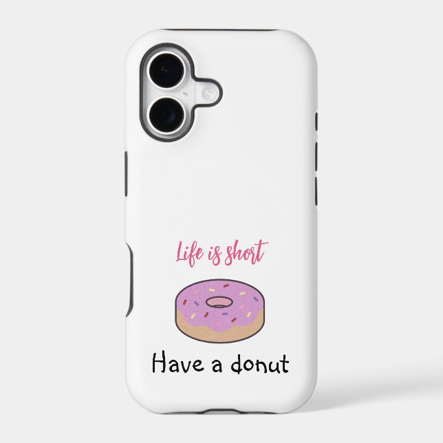 Cute Have A Donut   Iphone Case (Back)