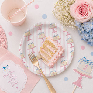 Cute Have You Cake and Eat it Two 2nd Birthday Paper Plates