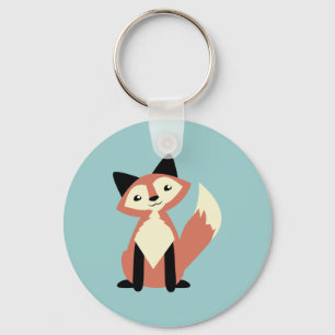 Cute Head-tilt Fox Keychain