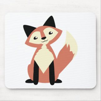 Cute Head-tilt Fox Mouse Pad