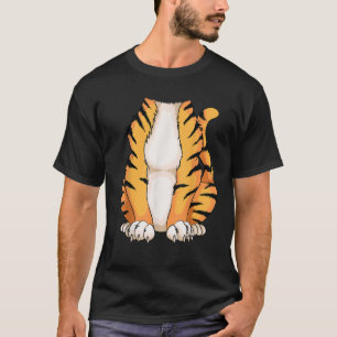 Cute Headless Tiger Costume Halloween Funny Animal T-Shirt