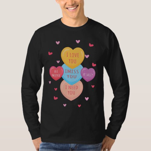 Cute Heart Candy Sweetheart Valentines Day  1 T_Shirt