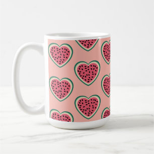 cute heart colorful palestine Watermelons Coffee Mug
