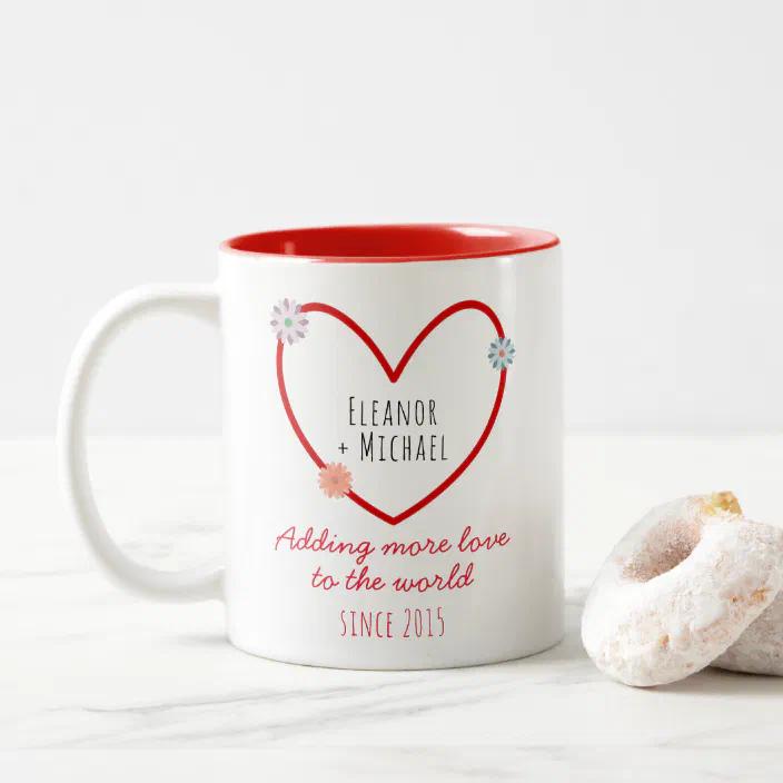 Family Coffee Mug Anniversary Coffee Mug Love Coffee Mug Heart Coffee Mug