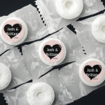 Cute Heart Custom Wedding Life Saver® Mints<br><div class="desc">Add a special touch with these personalized mints.</div>