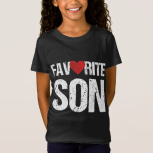 Cute Heart Favorite Son Gift Ideas T-Shirt