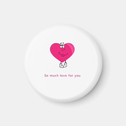 Cute heart gift, a cute heart magnet, so much love magnet