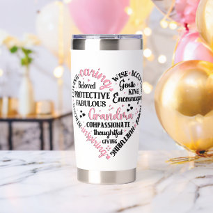 Cute Heart Grandma Insulated Tumbler