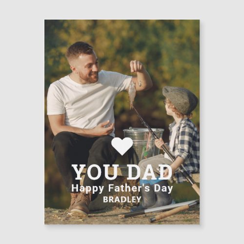 Cute HEART LOVE YOU DAD Photo Fathers Day