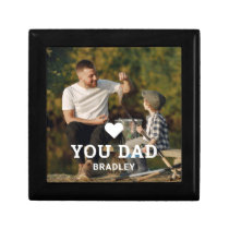 Cute HEART LOVE YOU DAD Photo Names Gift Box