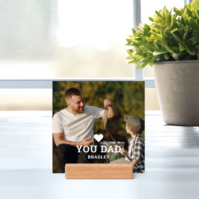 Cute HEART LOVE YOU DAD Photo Names Holder (Insitu 1)