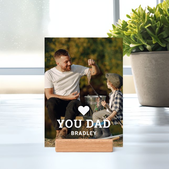 Cute HEART LOVE YOU DAD Photo Names Holder (Insitu 1)