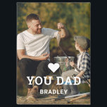 Cute HEART LOVE YOU DAD Photo Names Magnet<br><div class="desc">Cute HEART LOVE YOU DAD Photo Names Magnet features your favorite photo with the text "(love heart) you Dad" in modern white script with your names below. Personalize by editing the text in the text box provided and adding your own picture. Perfect for Christmas, birthday and Father's Day gifts. Designed...</div>