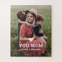 Cute Heart Love You Mom Mother's Day Photo