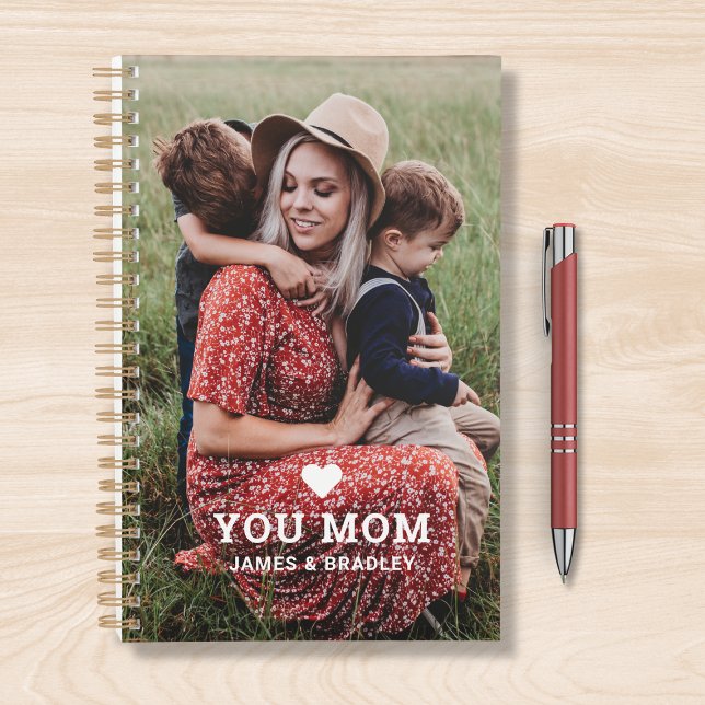 Cute Heart Love You Mom Mother's Day Photo Planner (Creator Uploaded)
