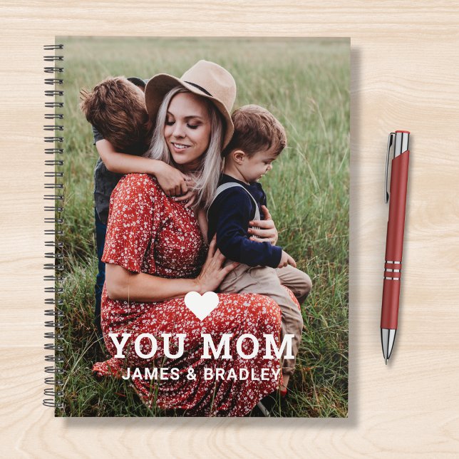 Cute Heart Love You Mom Mother's Day Photo Planner (Creator Uploaded)