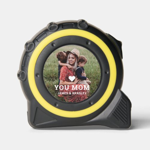 Cute Heart Love You Mom Mothers Day Photo Tape Measure