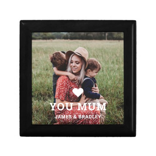Cute HEART LOVE YOU MUM Mothers Day Photo Gift Box