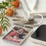 Cute HEART LOVE YOU MUM Mother's Day Photo Keychain<br><div class="desc">Cute Heart Love You Mum Mother's Day Photo Keychain features your favorite photo with the text "(love heart) you Mum" in modern white script with your names below. Personalize by editing the text in the text box provided and adding your own picture. Designed by ©Evco Studio www.zazzle.com/store/evcostudio</div>