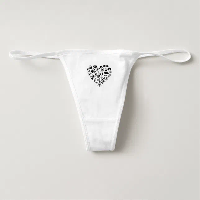  Nurse Save Time Women's G-String Sexy Thong T-Back Printed  Underwear : Clothing, Shoes & Jewelry