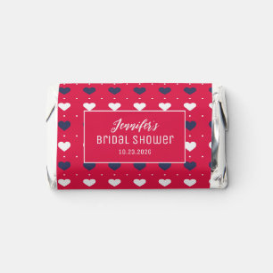 Cute Heart Pattern Minimalist Modern Red Love Hershey's Miniatures