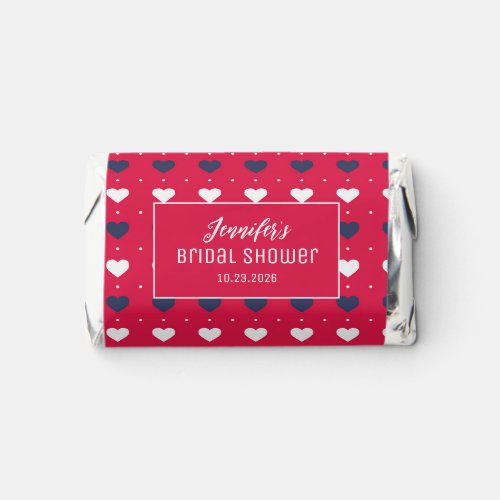 Cute Heart Pattern Minimalist Modern Red Love Hershey's Miniatures