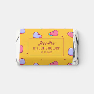 Cute Heart Pattern Sweet Love Bridal Shower Hershey's Miniatures