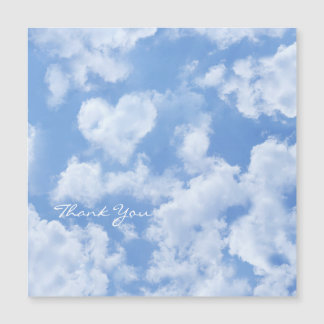 Cute Heart Shaped Cloud In Blue Sky Cheerful Happy