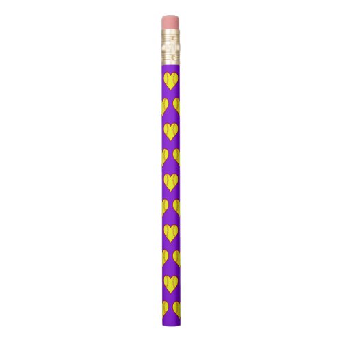 Cute Heart_Shaped Fastpitch Softballs Custom Color Pencil