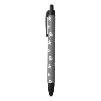 Cute Hearts And Skulls Pen