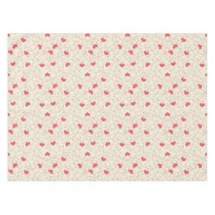 Cute Hearts Background Tablecloth