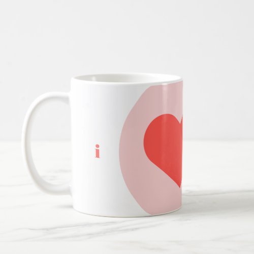 Cute Hearts Custom Personalized Gift Coffee Mug