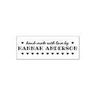 Cute Hearts Hand-made With Love Arts & Crafts