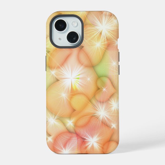 Cute Hearts iPhone 15 Case (Back)