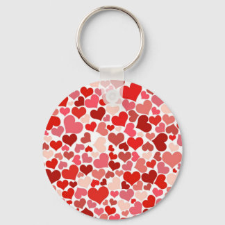 Cute Hearts Keychain